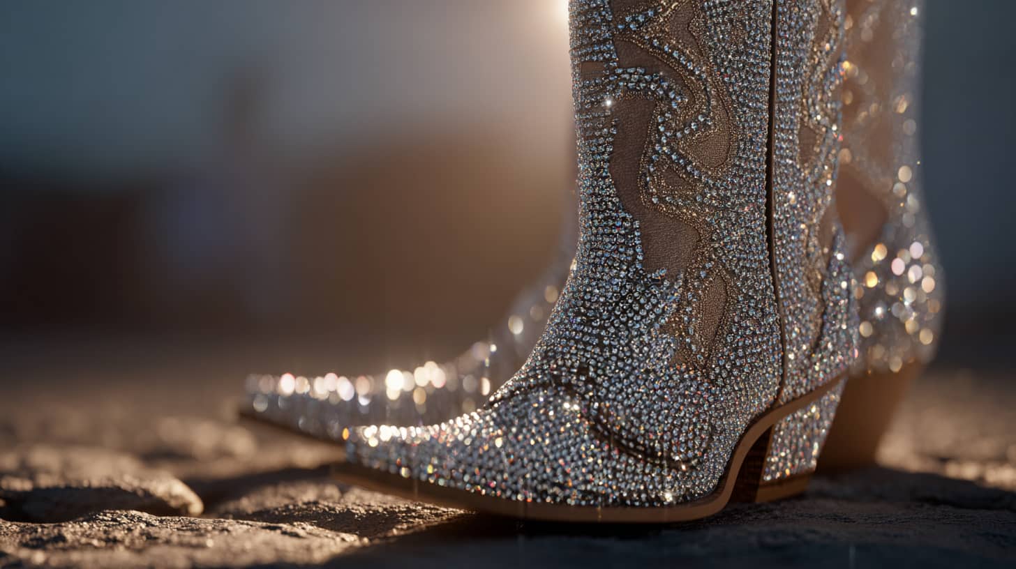 Rhinestone Boots