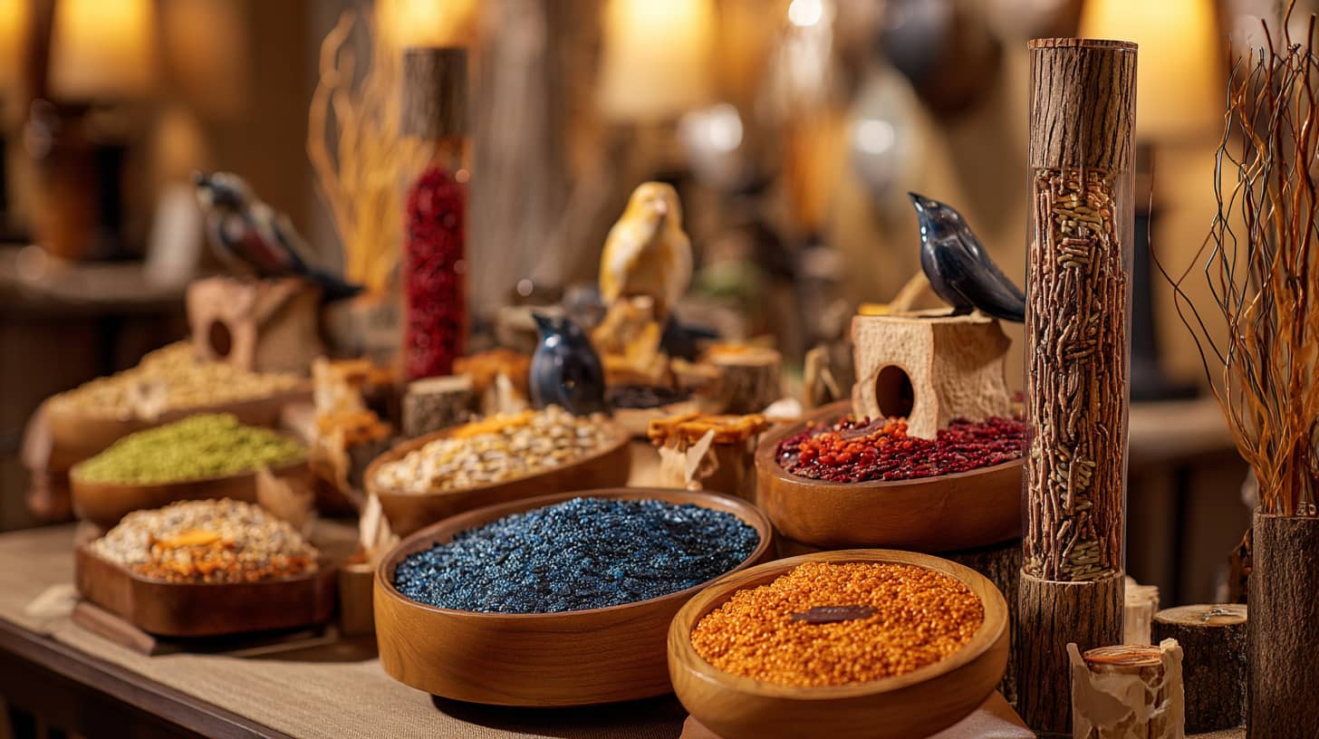 Cibo e accessori per uccelli