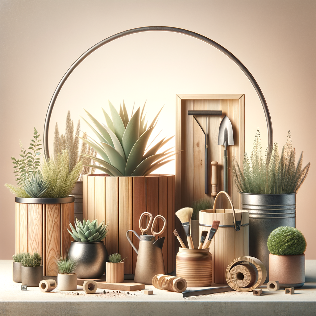 DIY Planters from Wood and Metal for Your Garden