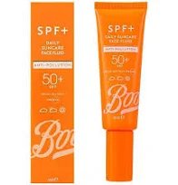 Boots SPF+ Anti Pollution Daily Suncare Face Fluid