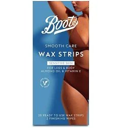 Boots Smooth Care Wax Strips for Sensitive Legs & Body