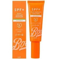 Boots SPF+ Invisible Face Daily Suncare Face Fluid